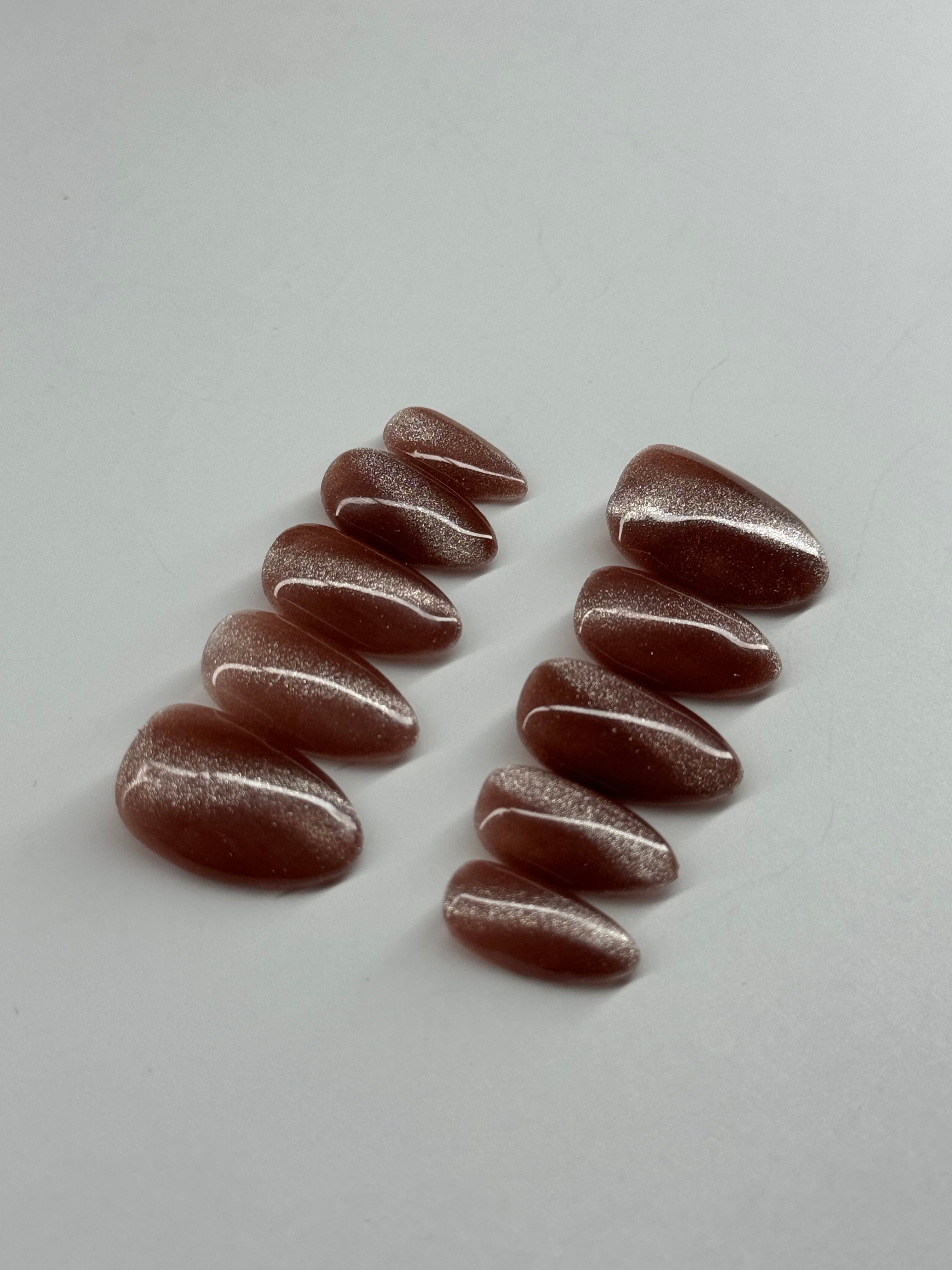 Chocolate pasta on a light gray background