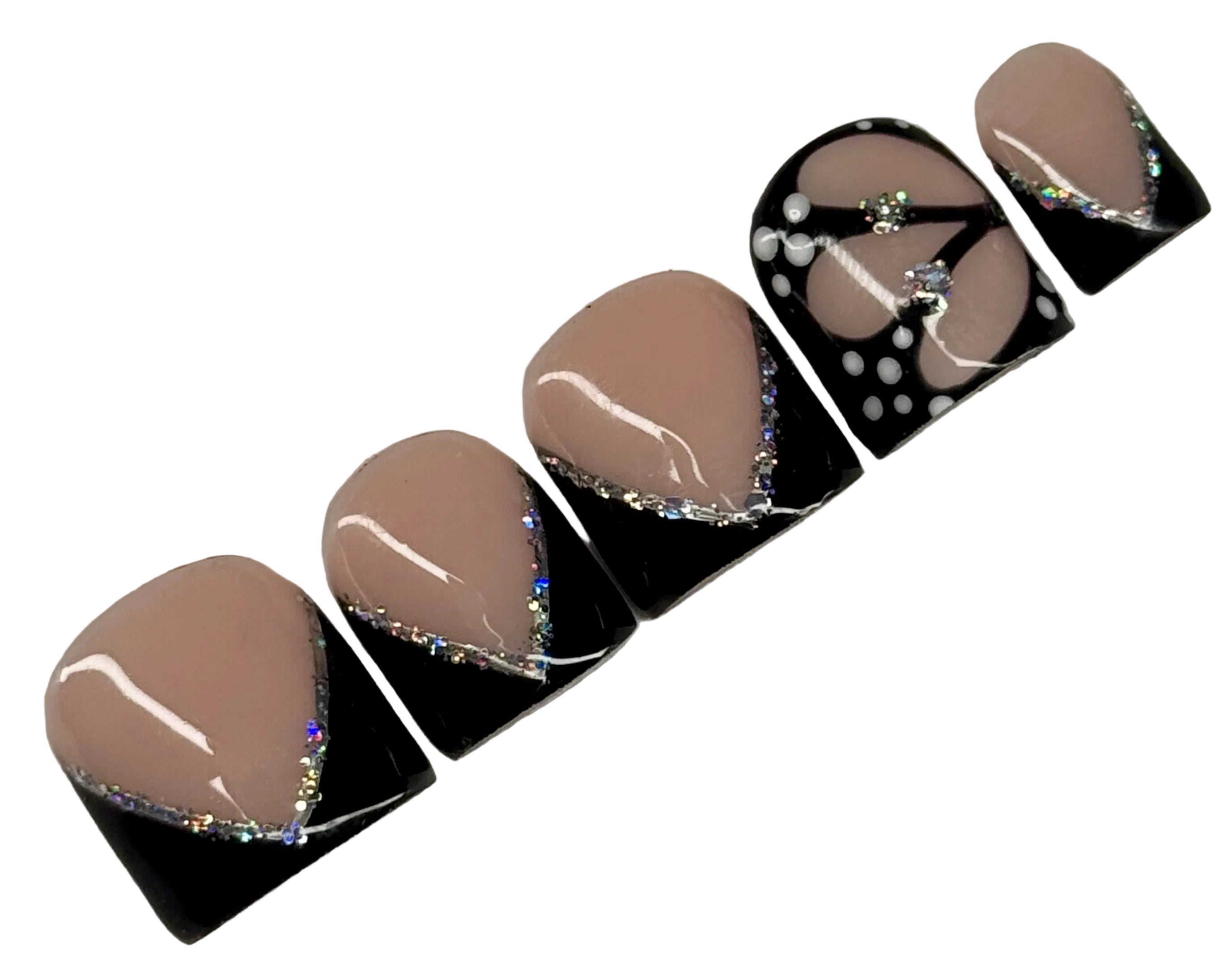 Set of nail art designs 
