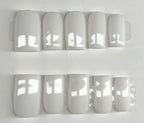 Set of white nails