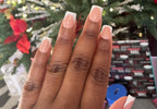 White French Tip Press On Nail Set| Reusable Custom Nails