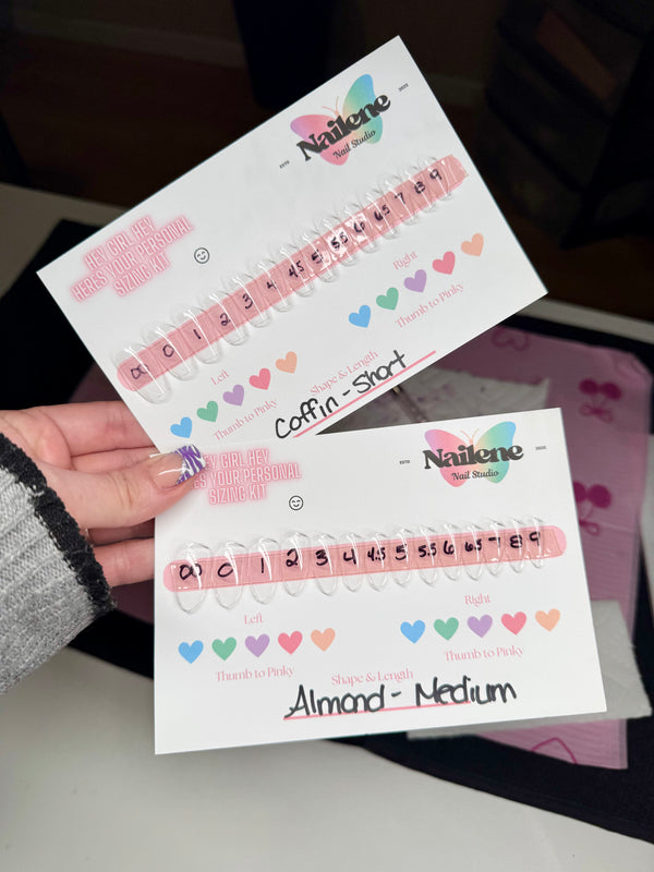 Press On Nails Duo Sizing Kits| Reusable Nails