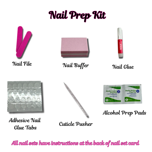 Nail Prep Kit with various tools on a white background