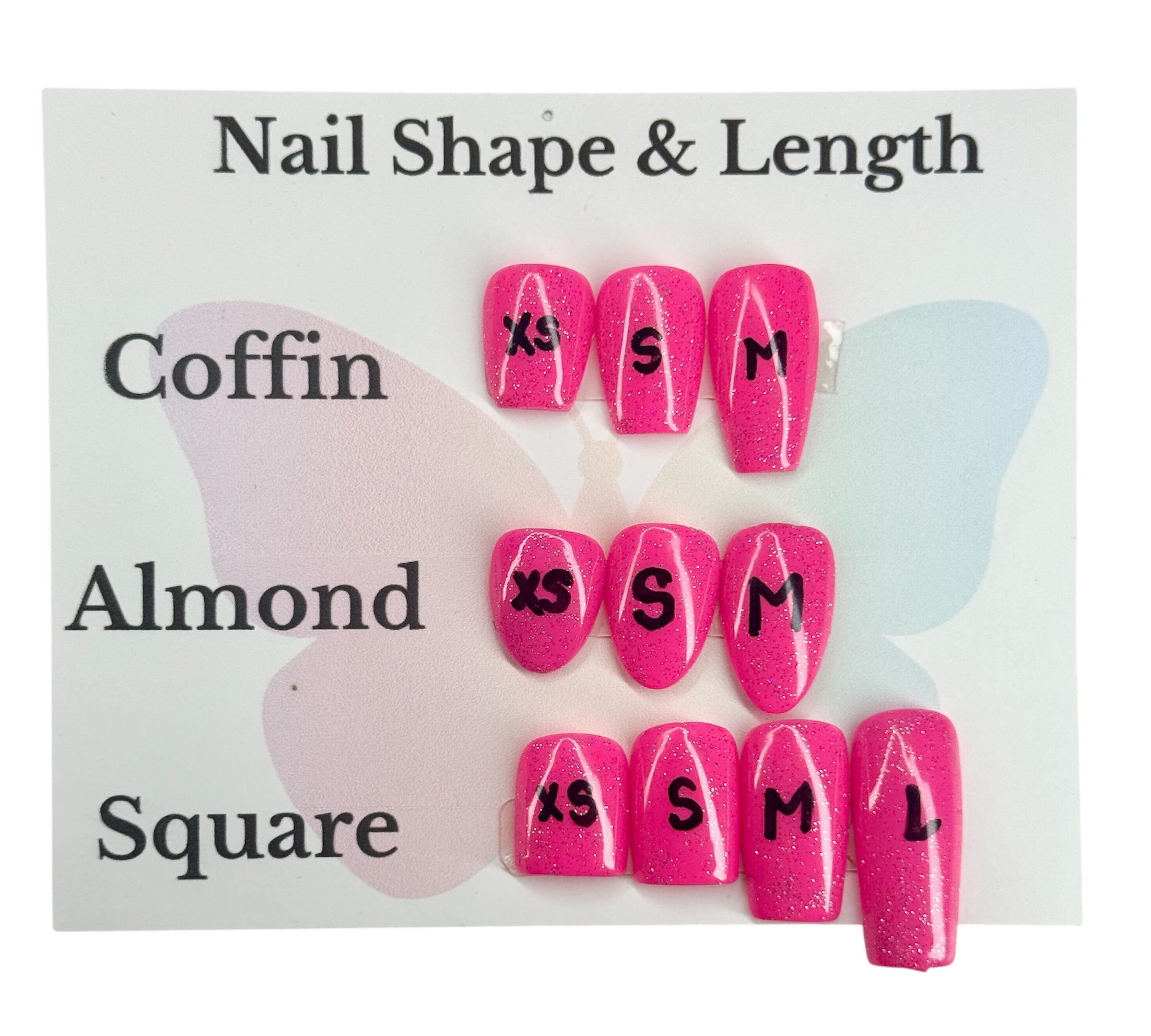 nail shape and lengths