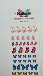 Butterfly Water Slide Nail Decals |Nail Art Transfers